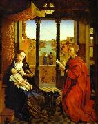 Rogier van der Weyden a Portrait of the Virgin Mary, known as St. Luke Madonna Sweden oil painting reproduction